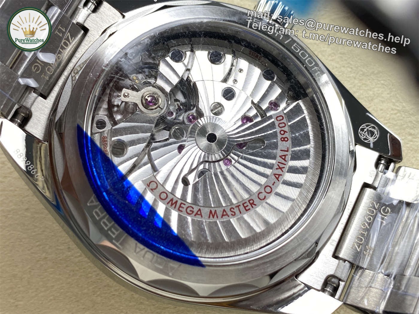 VSF Aqua Terra 150M 38mm “Shades” – Atlantic Blue Dial (VS8800 Super Clone) - Image 10