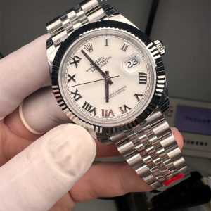 VSF Datejust 41 White Roman – Custom Dandong 3235 Movement [Ref. 126334]
