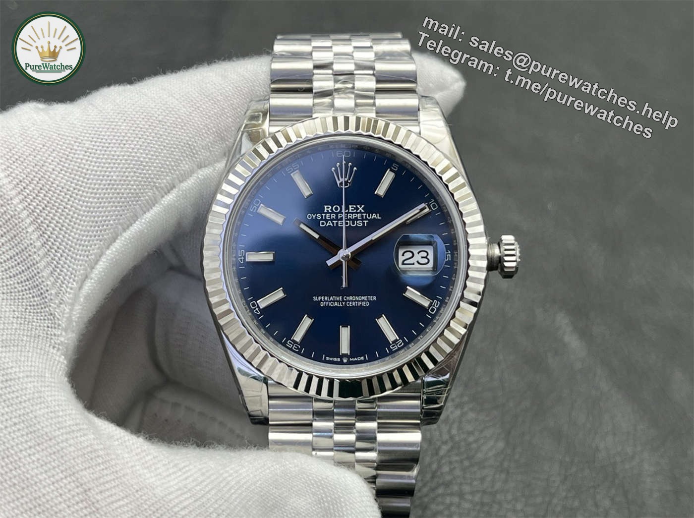 VSF Datejust 41 Blue Dial 126334 – The Definitive VS3235 Super Clone