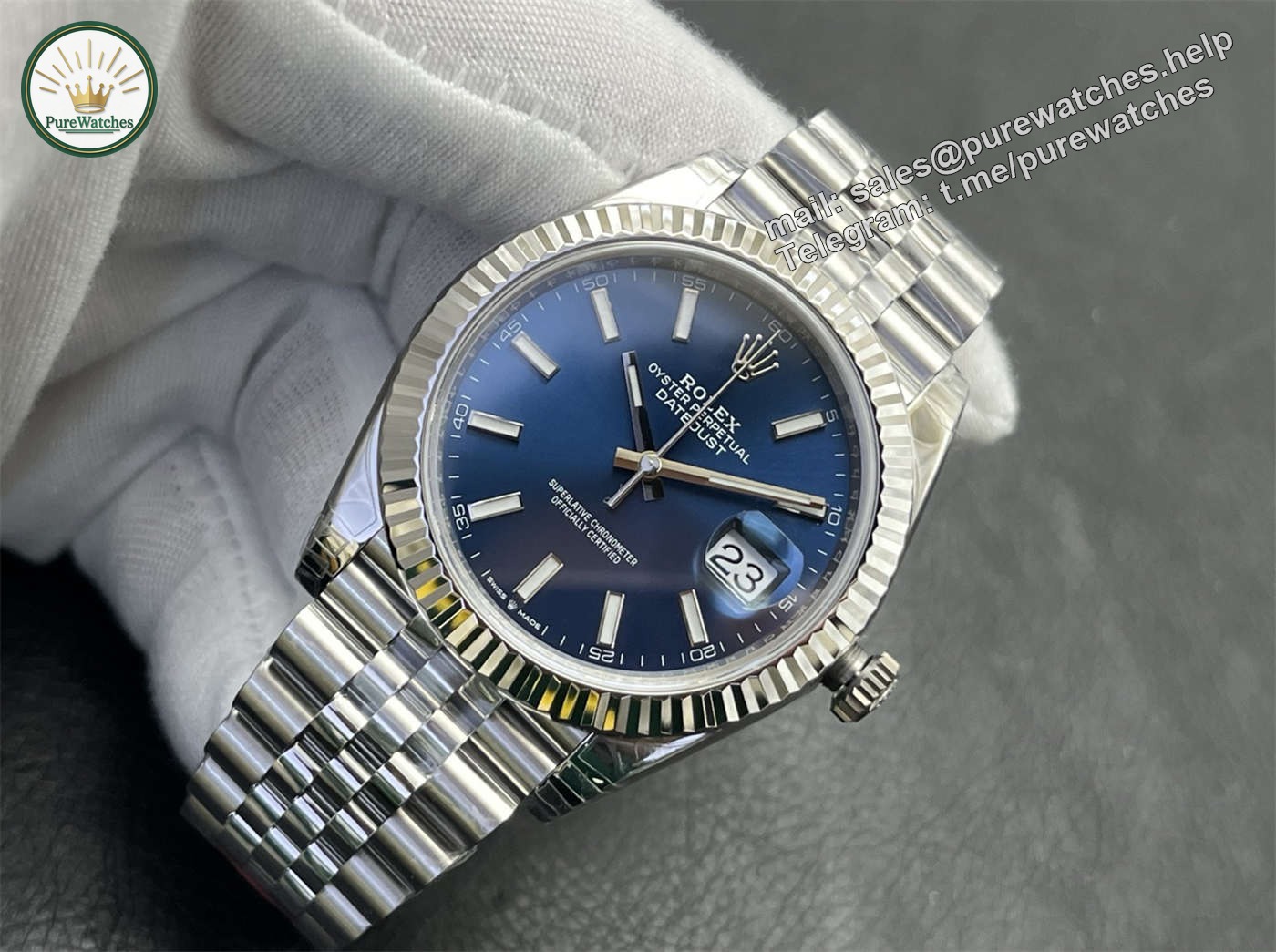 VSF Datejust 41 Blue Dial 126334 – The Definitive VS3235 Super Clone - Image 2