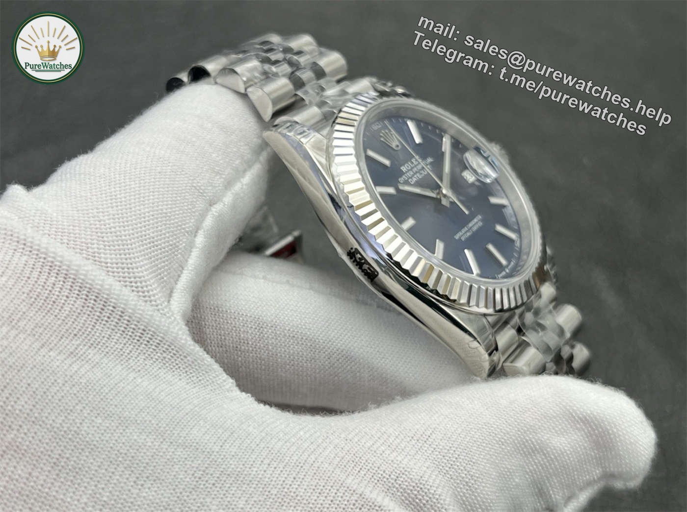 VSF Datejust 41 Blue Dial 126334 – The Definitive VS3235 Super Clone - Image 4