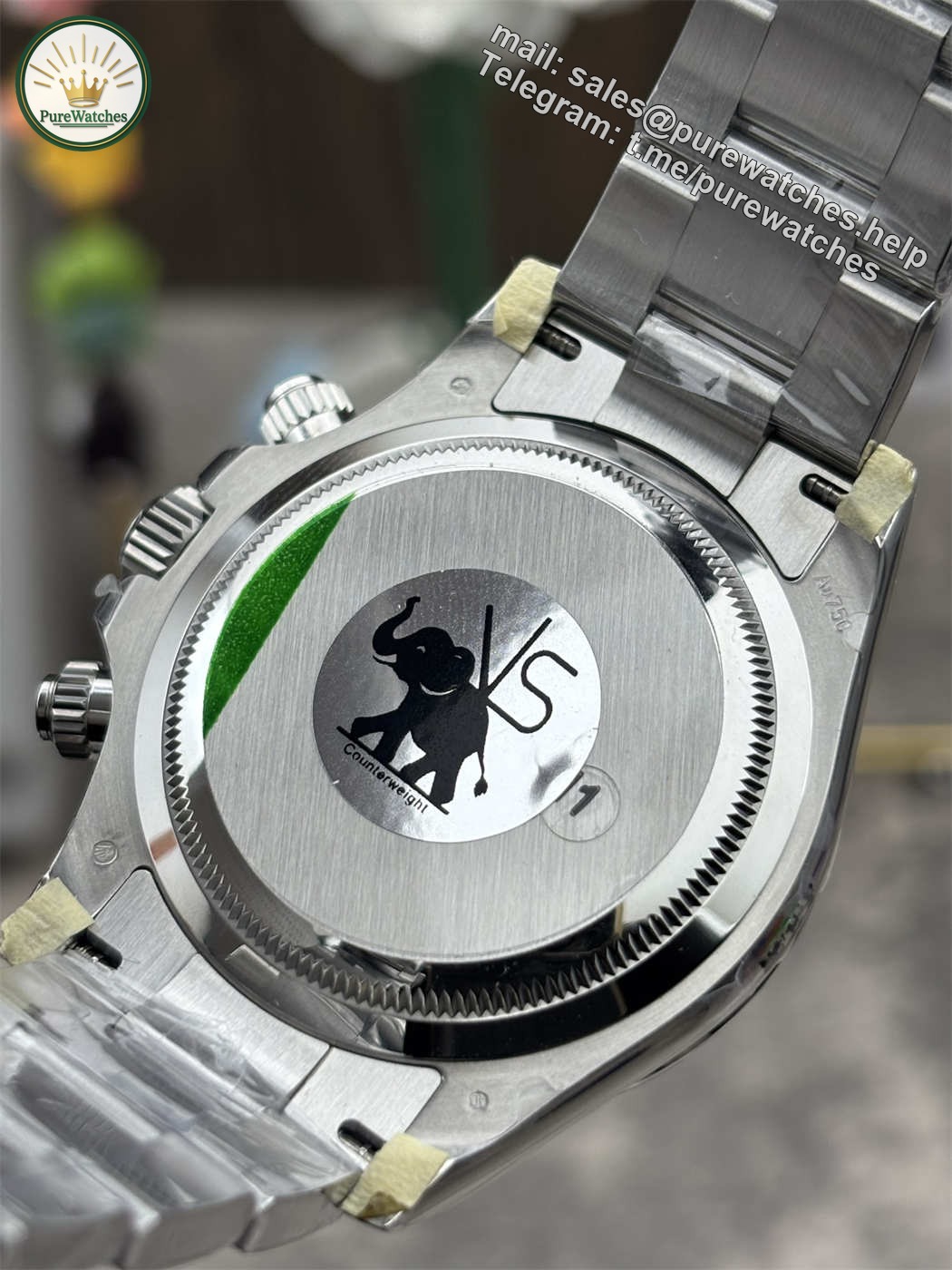 VSF Daytona 126509 V3 Weighted 183g (Grey Dial) �C Dandong 4131 Movement - Image 9