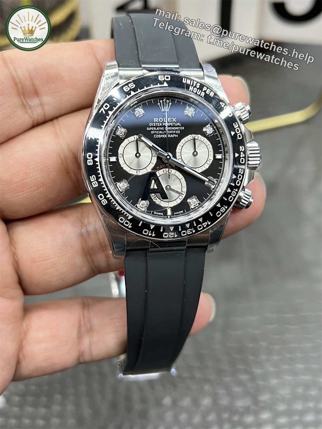 VSF Daytona Diamond Dial Replica (138g) �C Dandong 4131 Movement - Image 2