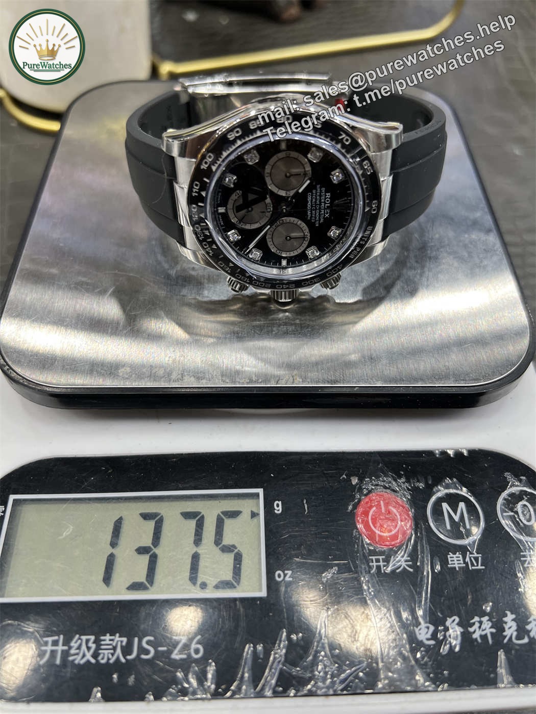 VSF Daytona Diamond Dial Replica (138g) �C Dandong 4131 Movement - Image 7