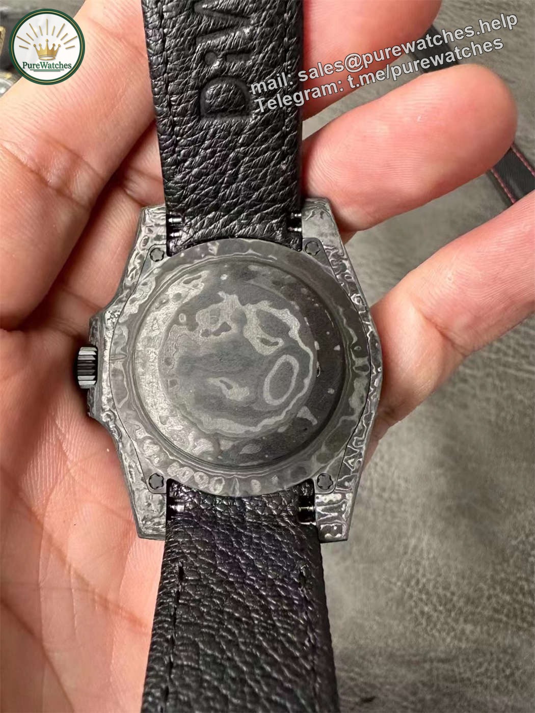 VSF DiW Carbon Submariner Red Edition – 40mm Forged Carbon (VS3135) - Image 9