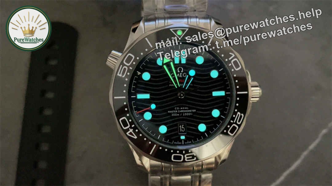 VSF Omega Seamaster 300M Replica – 42mm Stainless Steel & Ceramic Diver Watch - Image 2