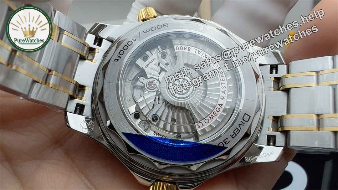 VSF Omega Seamaster Diver 300M Replica – Premium 42mm Stainless Steel Diver Watch - Image 7