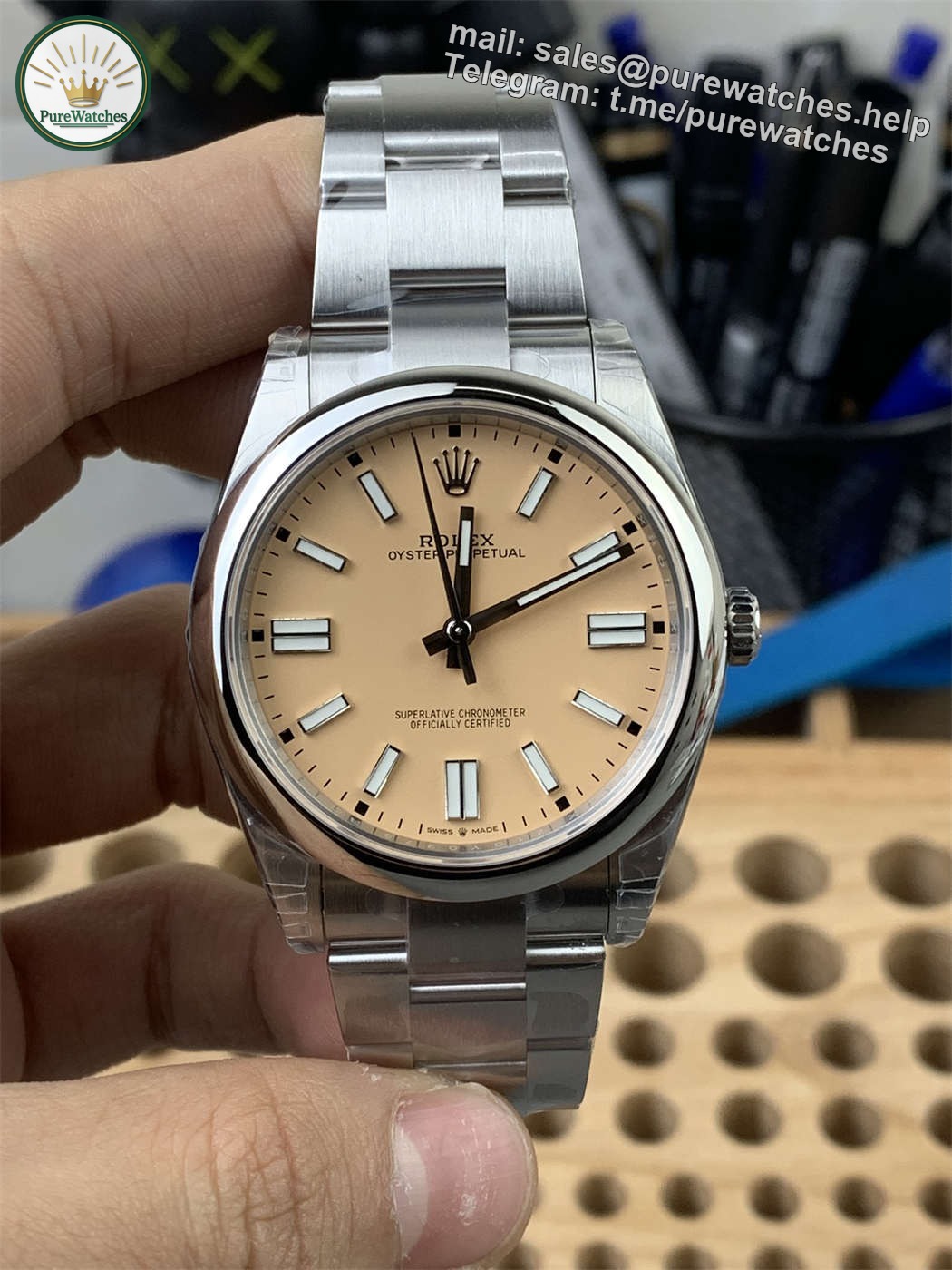 VSF Oyster Perpetual 41 Khaki Dial Replica – Rolex 134300
