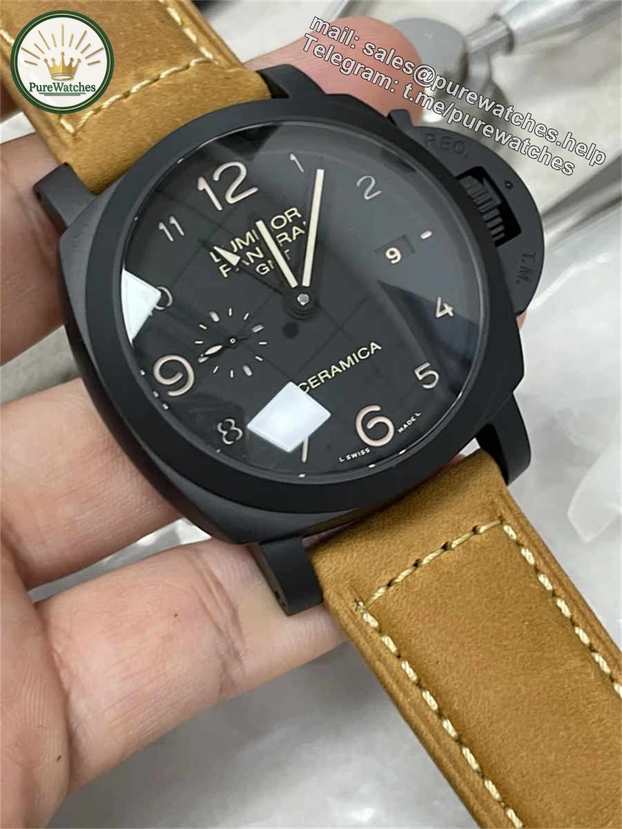VSF PAM441 – 44mm Ceramic Luminor Submersible Replica with P.9001 Movement - Image 6