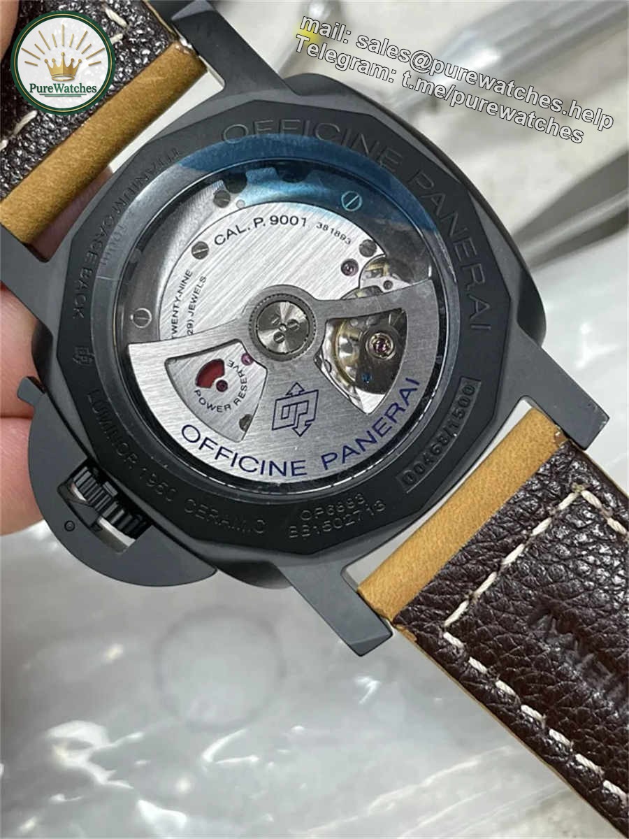 VSF PAM441 – 44mm Ceramic Luminor Submersible Replica with P.9001 Movement - Image 2
