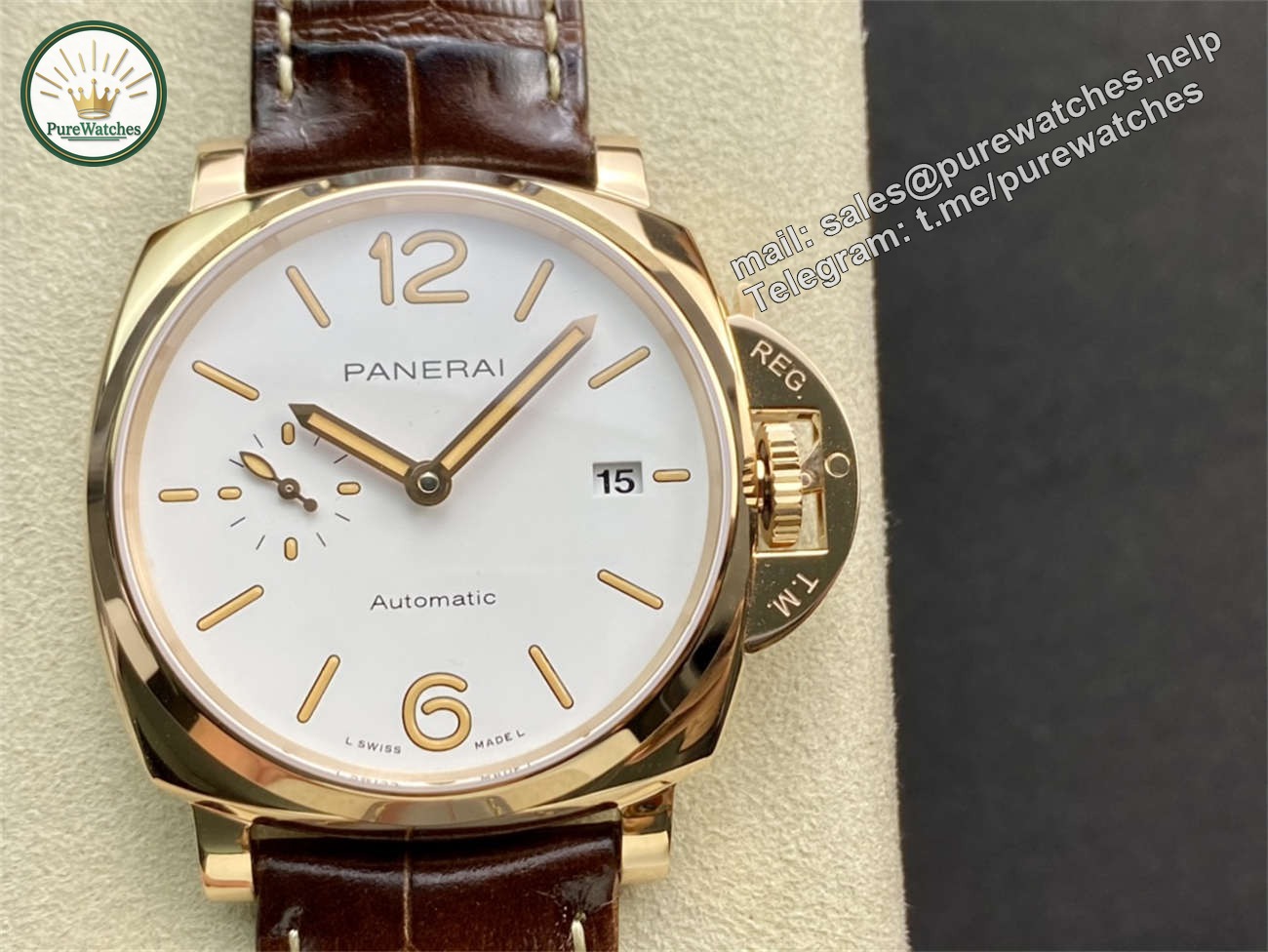 VSF Panerai PAM1042 Replica – Luminor Due 42mm Goldtech™ (Rose Gold)