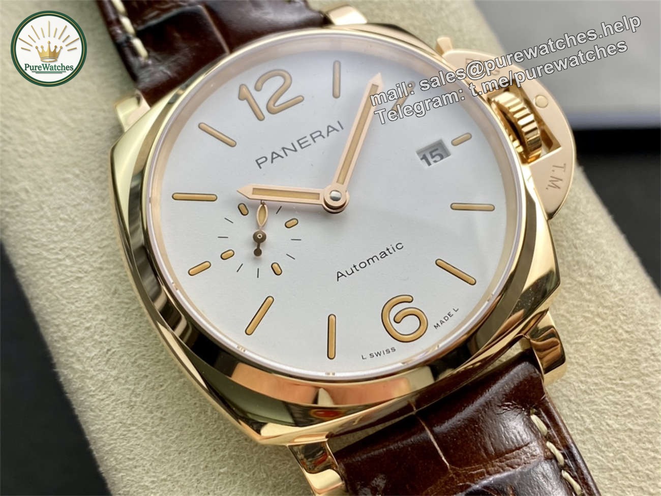 VSF Panerai PAM1042 Replica – Luminor Due 42mm Goldtech™ (Rose Gold) - Image 2