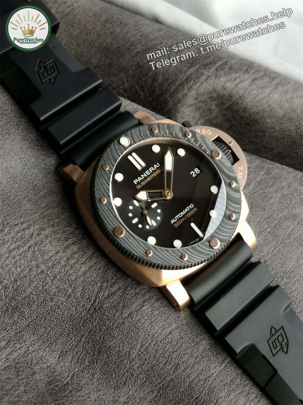 VSF Panerai PAM1070 Replica – Goldtech™ & Carbotech™ Submersible - Image 4