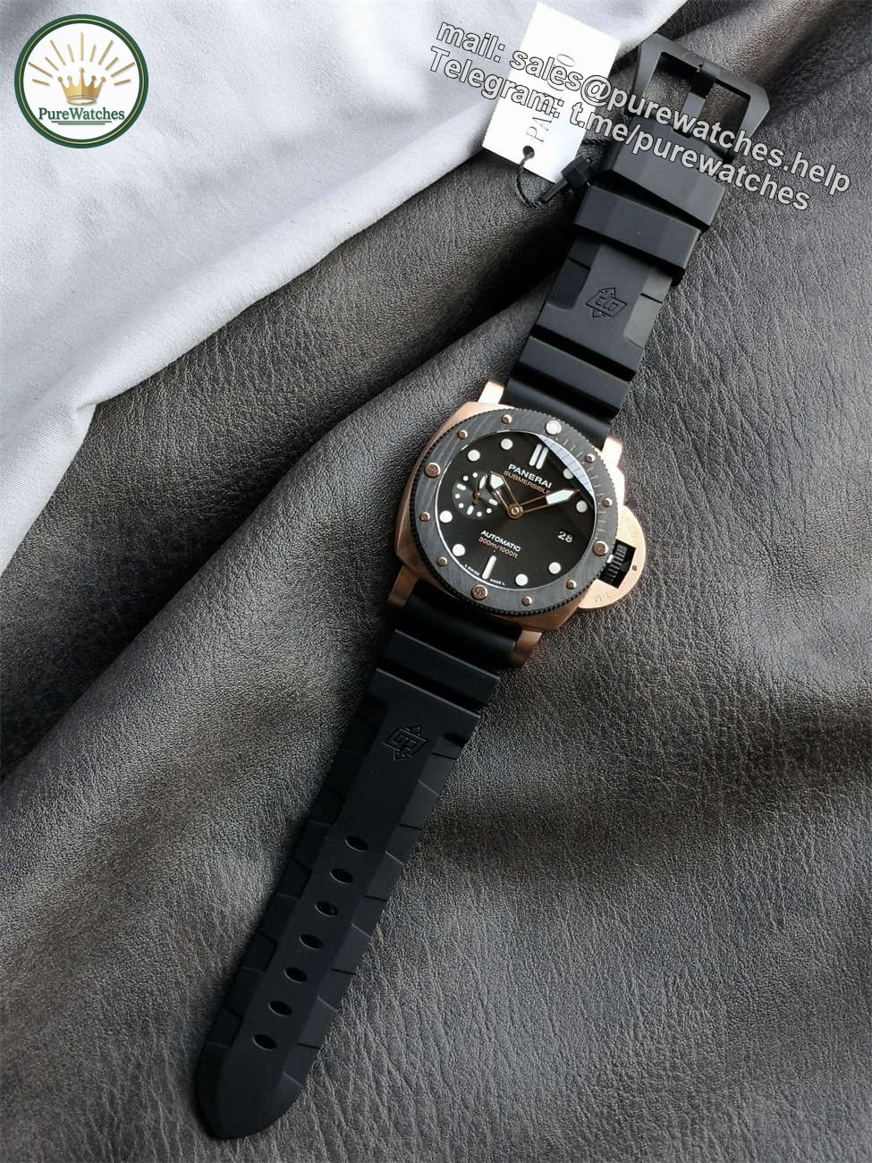 VSF Panerai PAM1070 Replica – Goldtech™ & Carbotech™ Submersible - Image 5