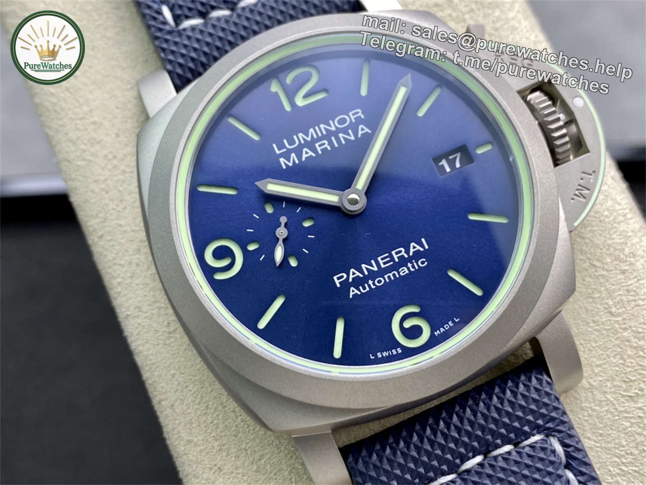 VSF Panerai PAM1117 Replica – Titanium 70th Anniversary Edition (Super Lume) - Image 2