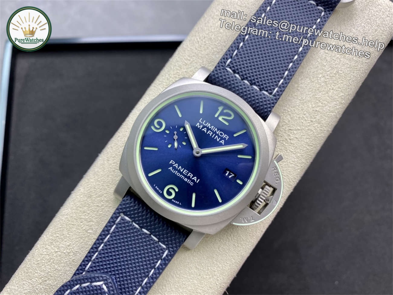 VSF Panerai PAM1117 Replica – Titanium 70th Anniversary Edition (Super Lume) - Image 4