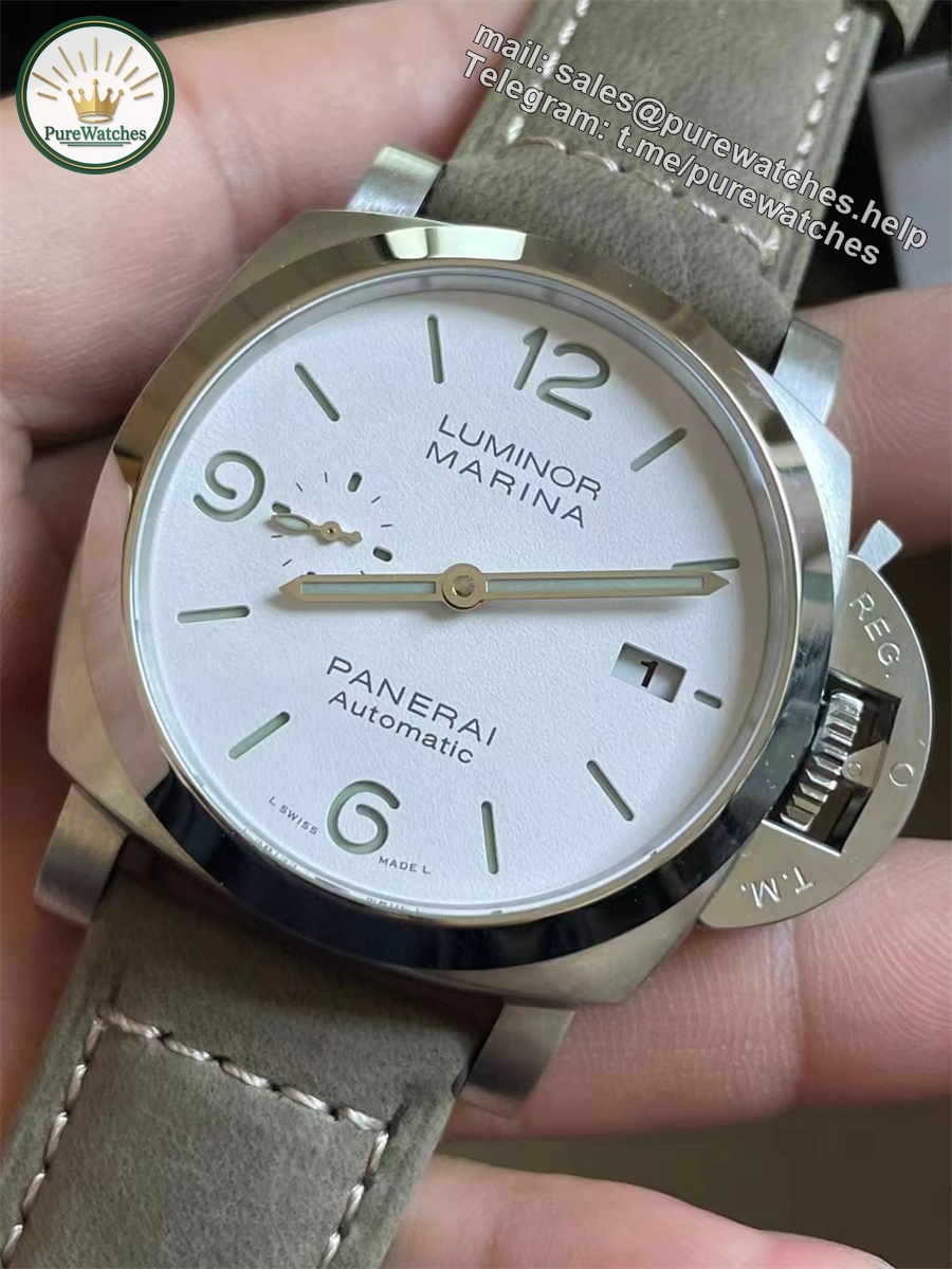 VSF Panerai PAM1314 – 44mm Luminor Marina White Dial Replica - Image 2