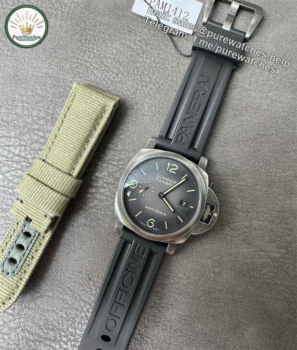 VSF Panerai PAM1412 – Luminor Marina Navy SEALs Special Edition Super Clone - Image 7