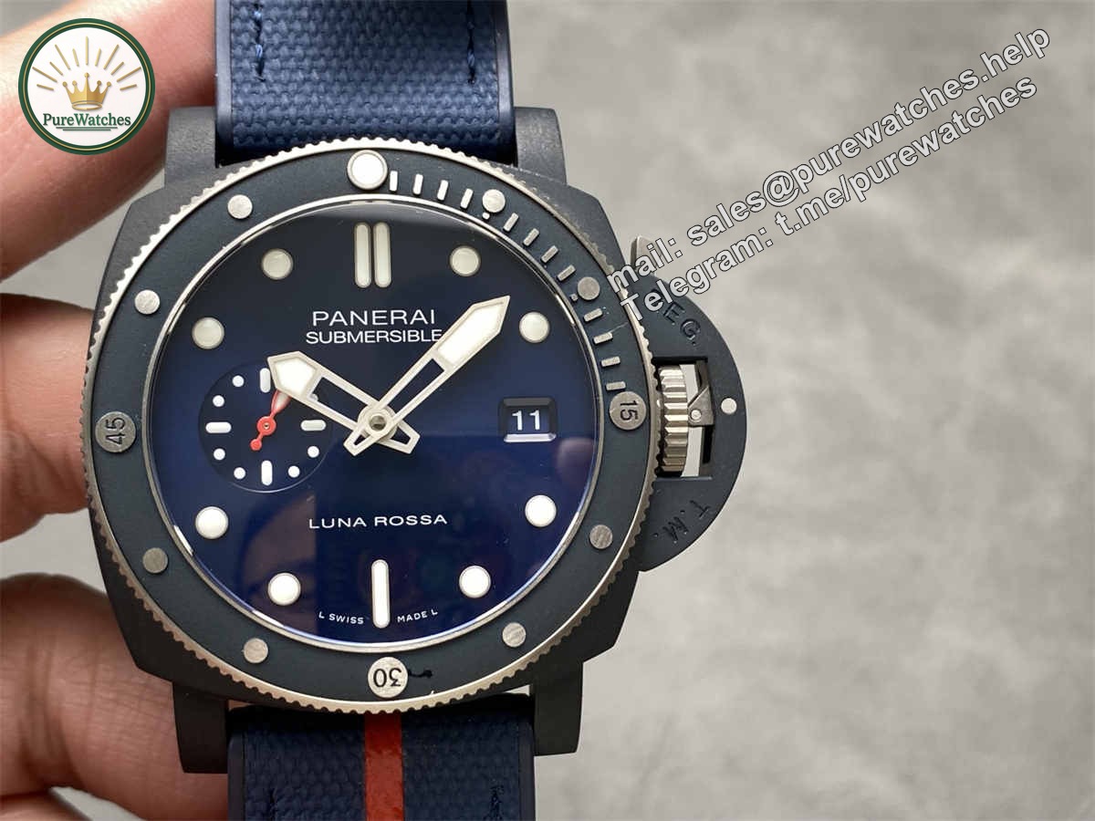 VSF Panerai PAM1466 – 44mm Ti-Ceramitech Submersible Replica with P.900 Movement