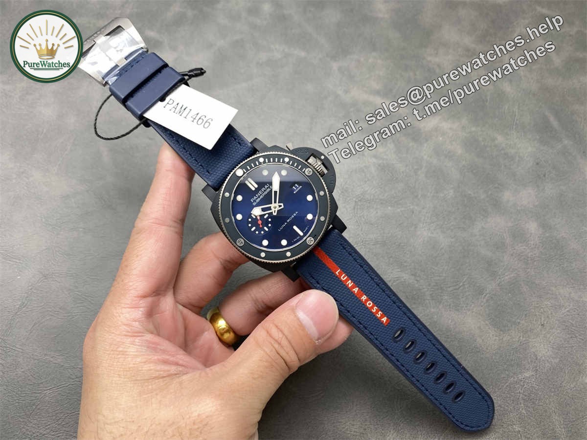 VSF Panerai PAM1466 – 44mm Ti-Ceramitech Submersible Replica with P.900 Movement - Image 4