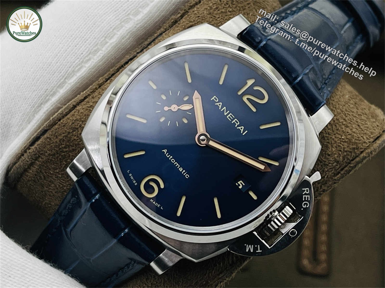 VSF Panerai PAM927 – Titanium Luminor Due 42mm Replica with P.900 Movement - Image 2