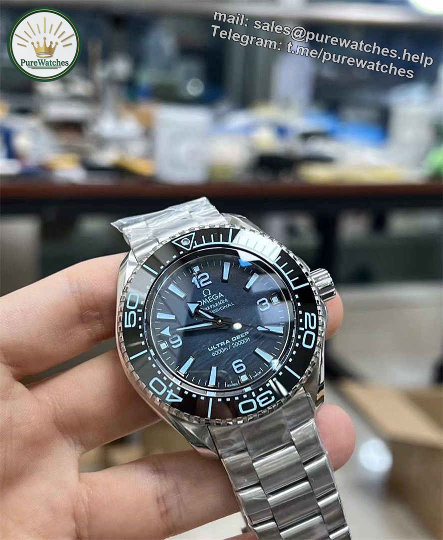 VSF Seamaster 600M Blue King Replica – Premium 45.5mm Diver with 8912 Automatic Movement - Image 8
