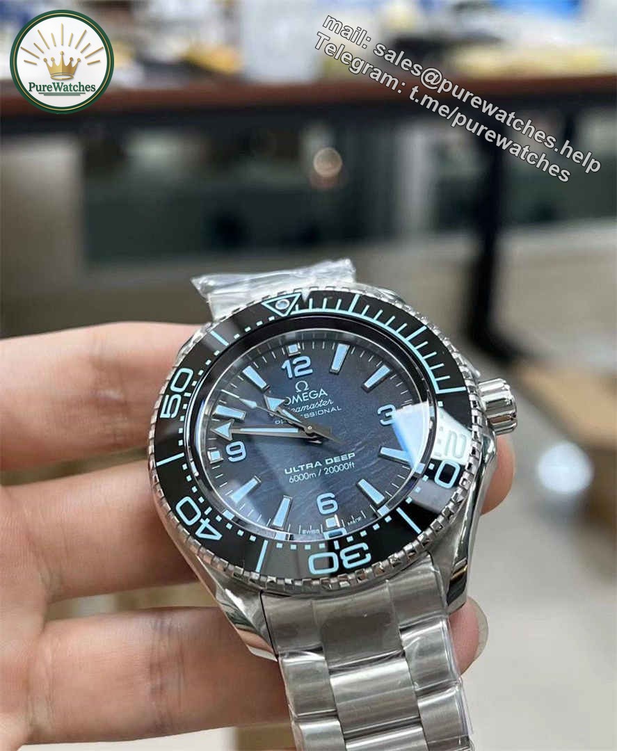 VSF Seamaster 600M Blue King Replica – Premium 45.5mm Diver with 8912 Automatic Movement - Image 4