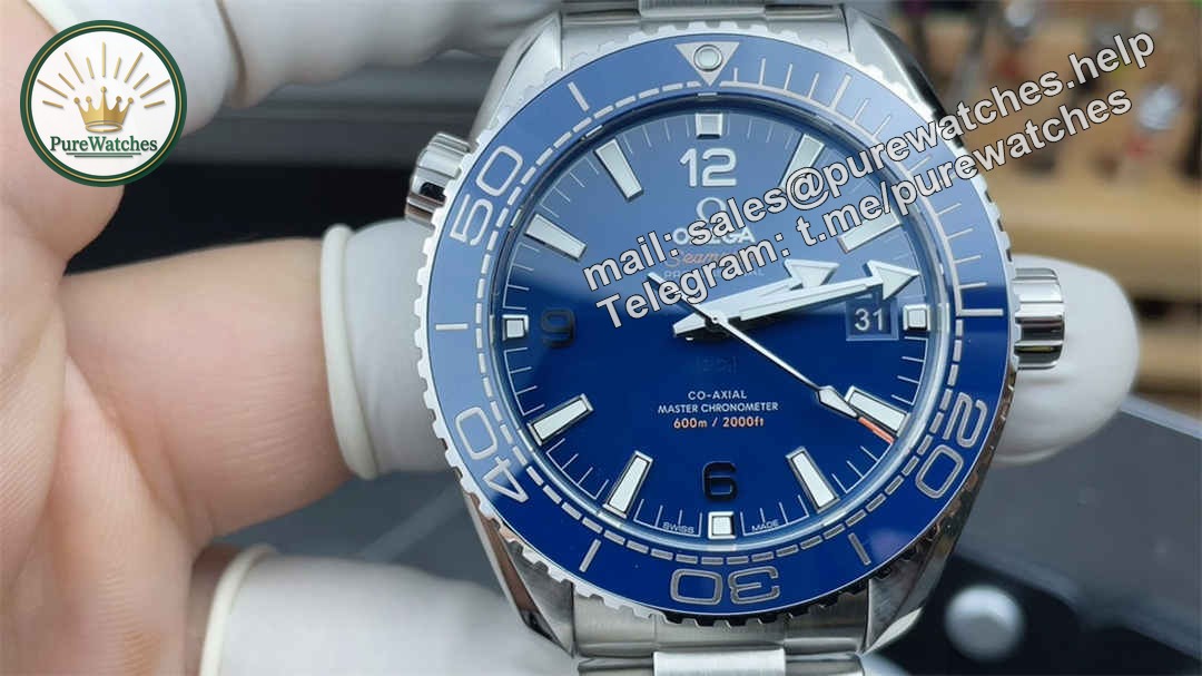 VSF Seamaster 600M Blue Replica – 43.5mm Stainless Steel Diver Watch - Image 3