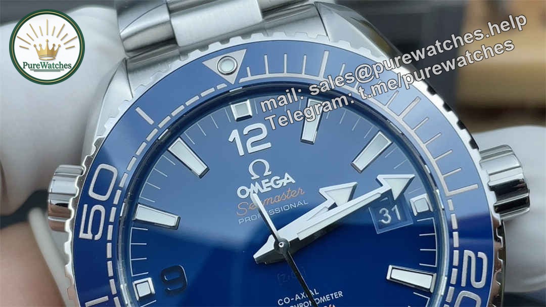 VSF Seamaster 600M Blue Replica – 43.5mm Stainless Steel Diver Watch - Image 4