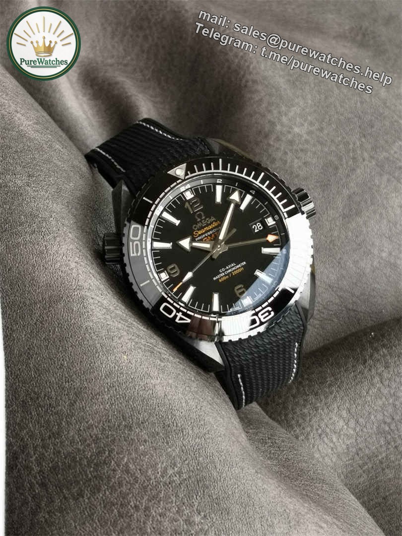 VSF Seamaster 600M Deep Black Replica – 45.5mm Ceramic Diver Watch - Image 2