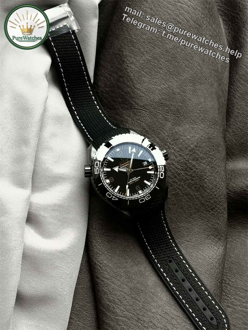 VSF Seamaster 600M Deep Black Replica – 45.5mm Ceramic Diver Watch - Image 3