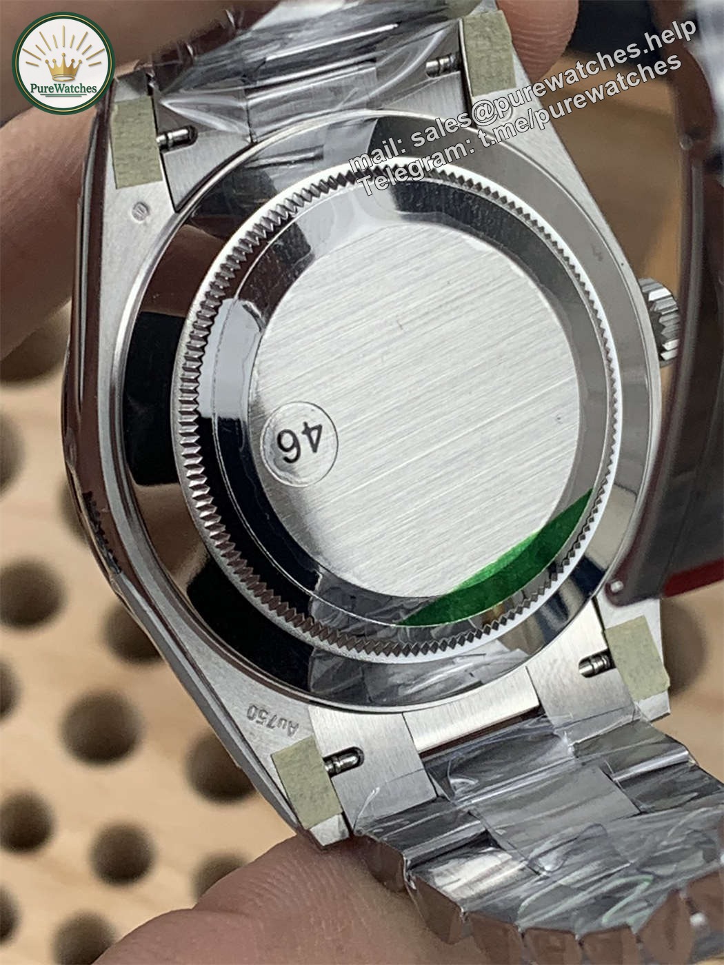 VSF Tungsten Day-Date 40 Olive Green – 228239 White Gold (182g Weighted) - Image 5