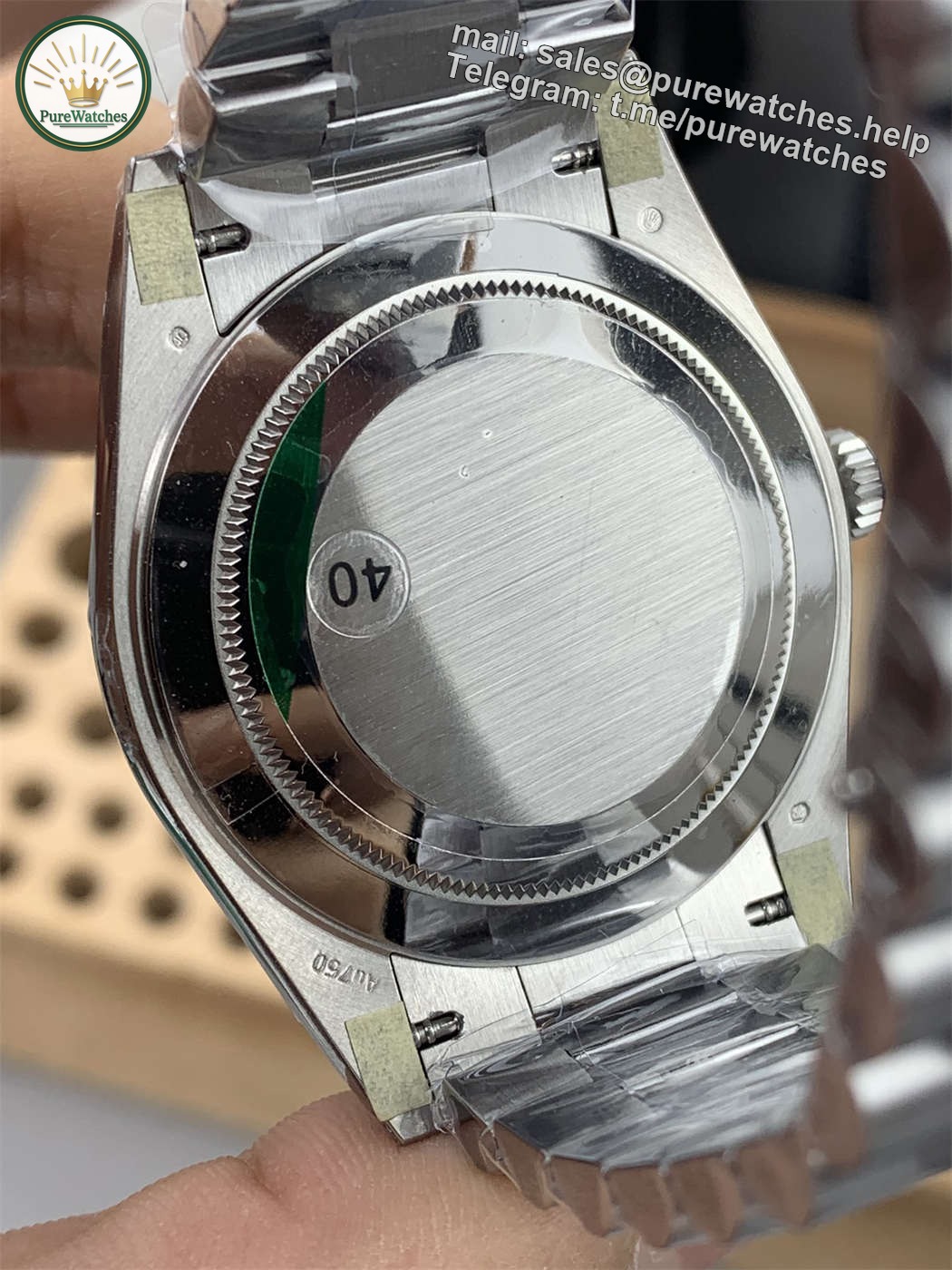 VSF Tungsten Day-Date 40 White Roman – 228239 White Gold (182g Weighted) - Image 4