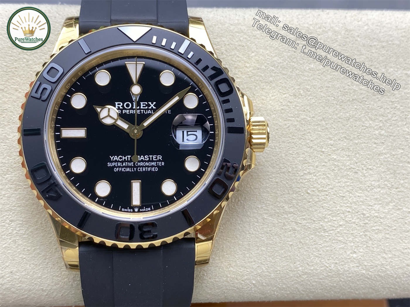 VSF Tungsten Gold Yacht-Master 42 Replica – 226658 Weighted (148g)