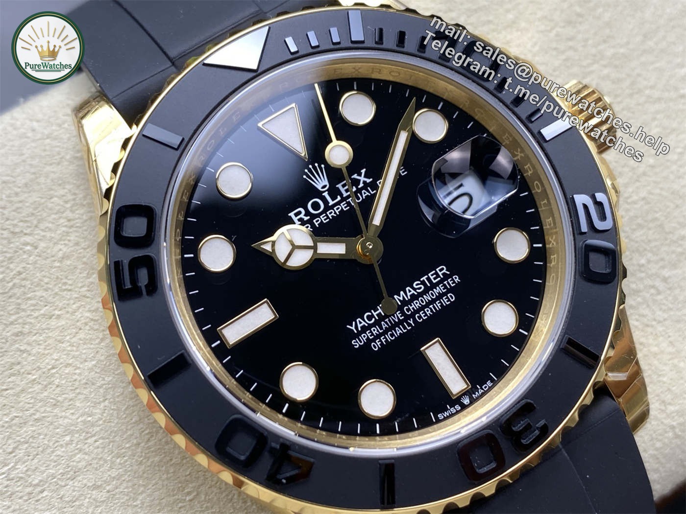 VSF Tungsten Gold Yacht-Master 42 Replica – 226658 Weighted (148g) - Image 2