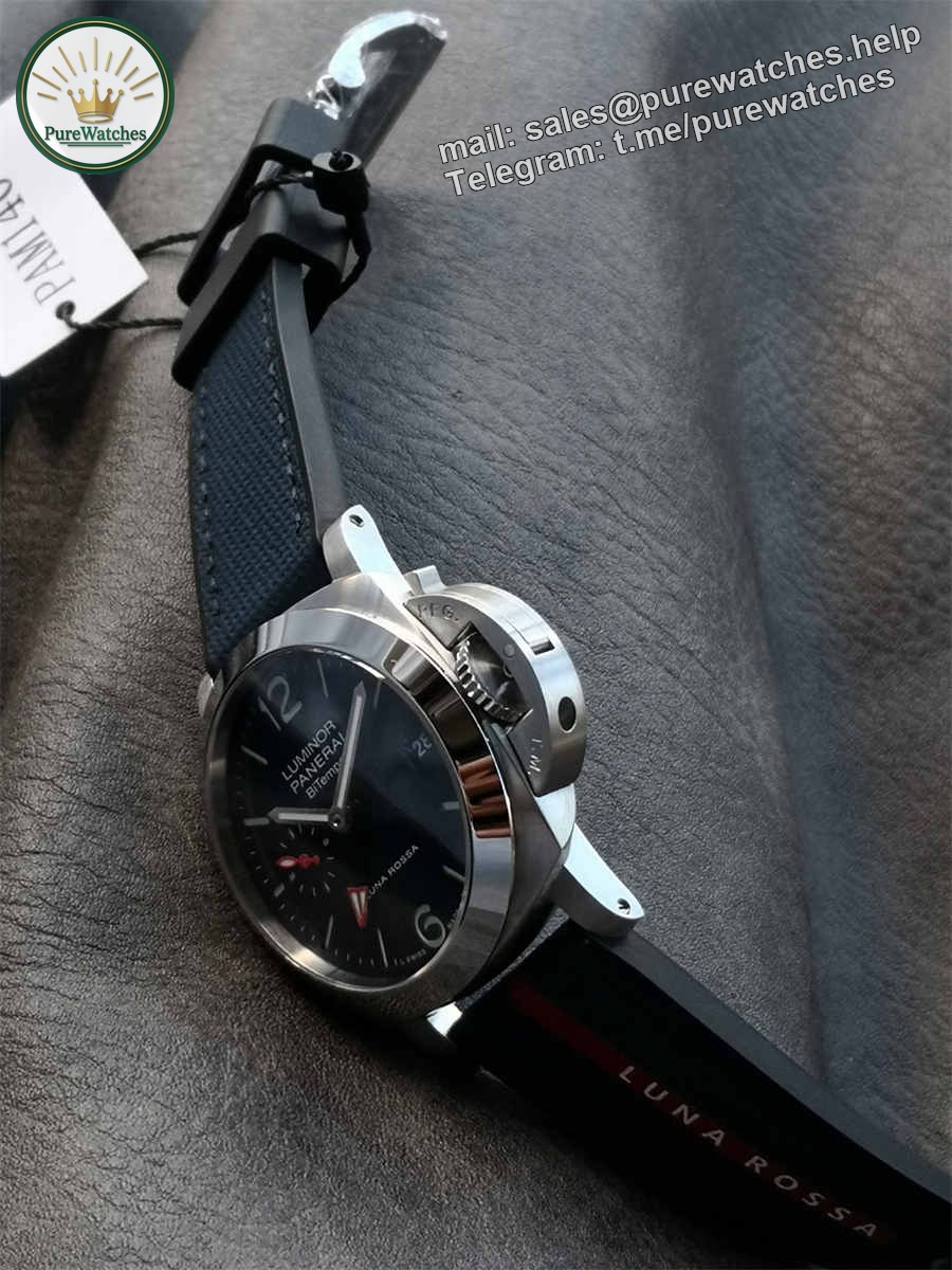 VSF Watches Panerai PAM01404 – 40mm Luminor Quaranta Luna Rossa GMT Super Clone - Image 8