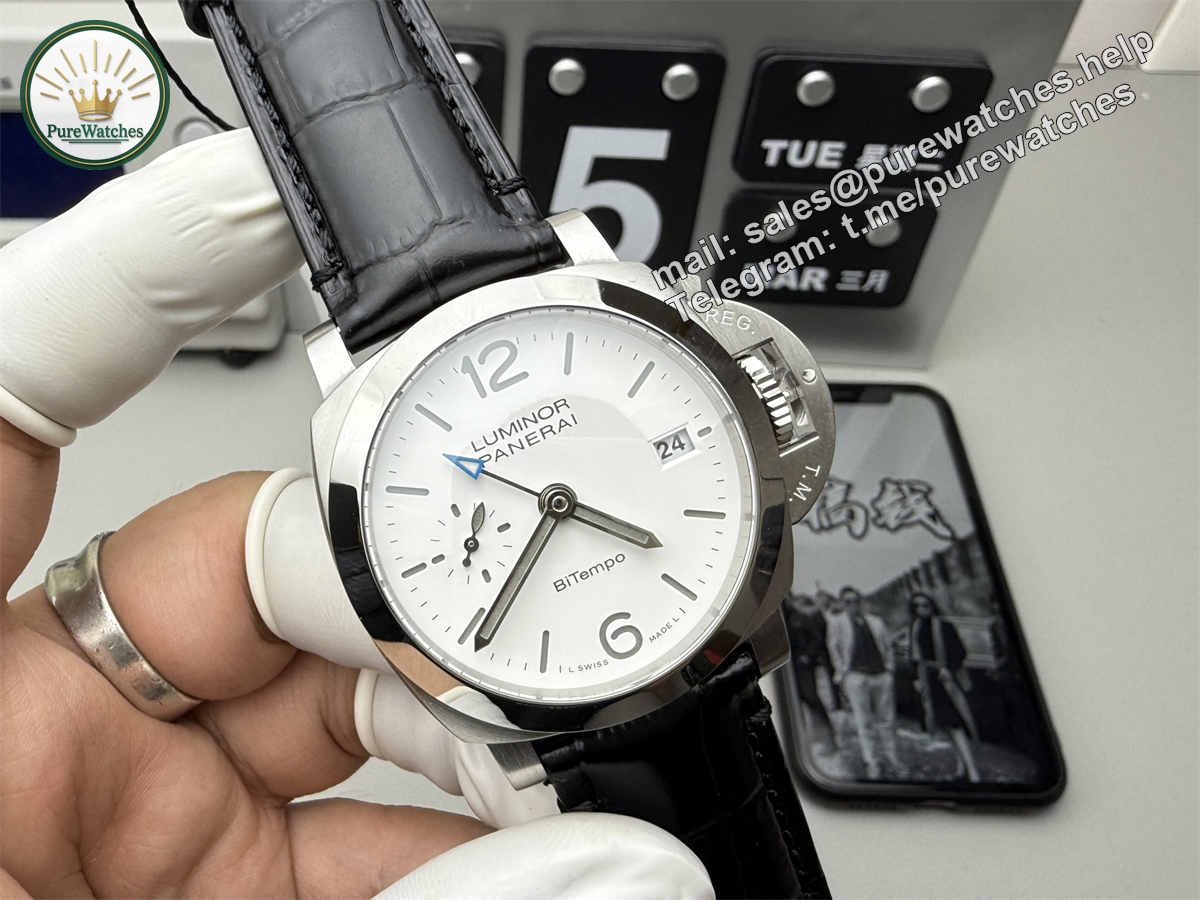 VSF Watches Panerai PAM1367 – 40mm Luminor BiTempo GMT Super Clone with P.900 Movement - Image 5