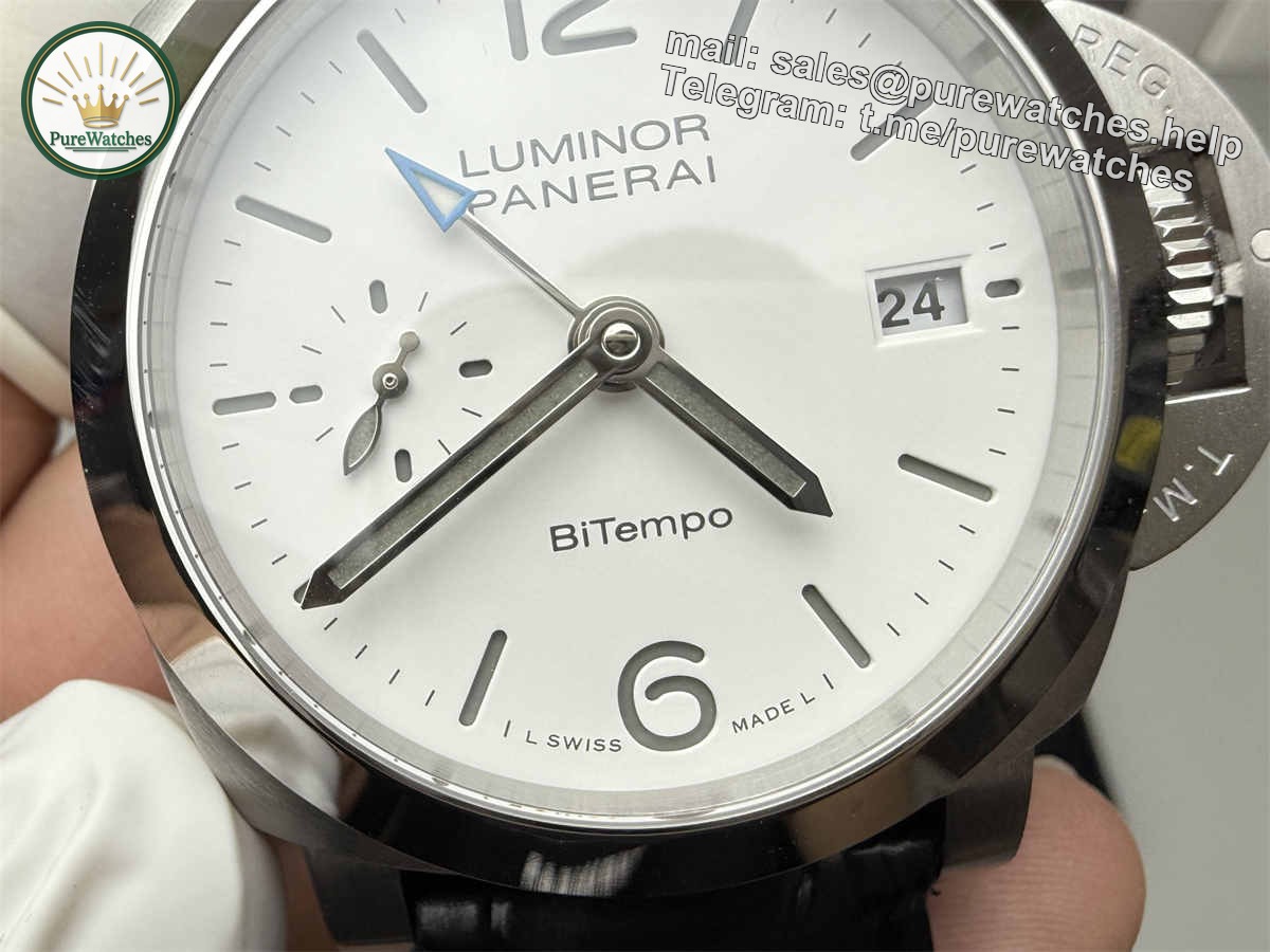 VSF Watches Panerai PAM1367 – 40mm Luminor BiTempo GMT Super Clone with P.900 Movement - Image 9