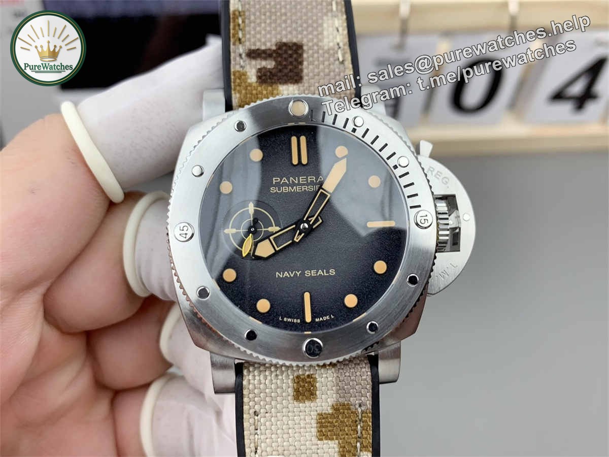 VSF Watches Panerai PAM1518 – 44mm Navy SEALs Style Submersible Super Clone