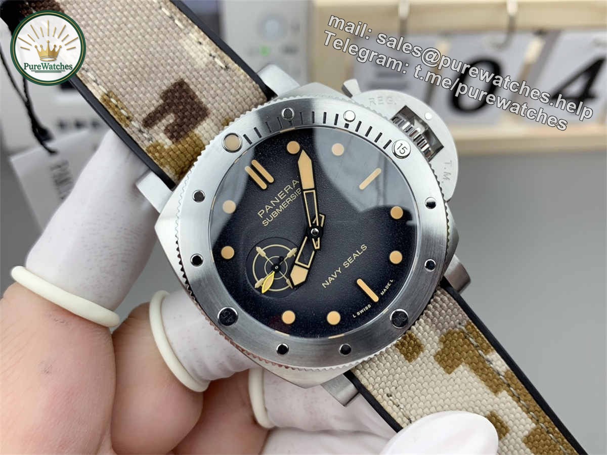 VSF Watches Panerai PAM1518 – 44mm Navy SEALs Style Submersible Super Clone - Image 3