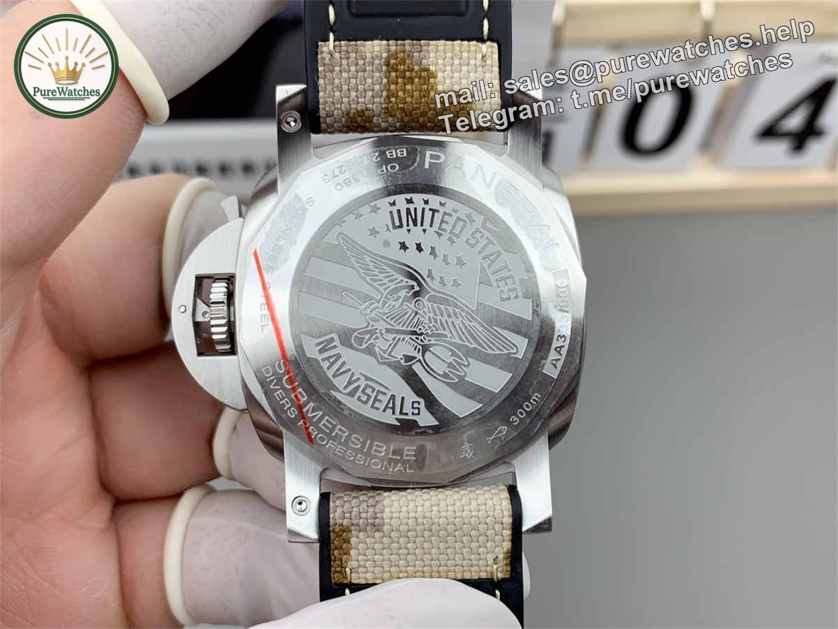 VSF Watches Panerai PAM1518 – 44mm Navy SEALs Style Submersible Super Clone - Image 5