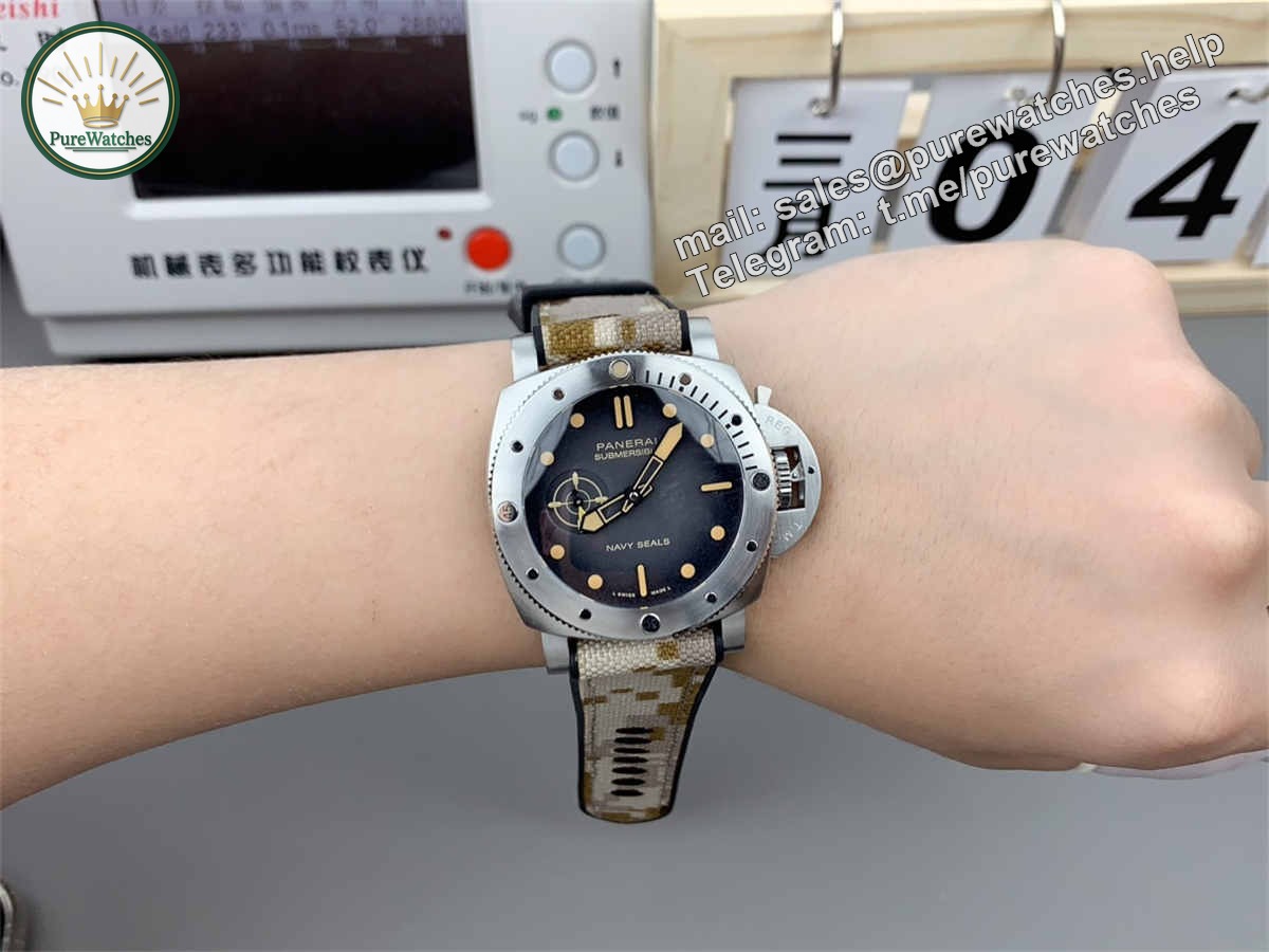 VSF Watches Panerai PAM1518 – 44mm Navy SEALs Style Submersible Super Clone - Image 2