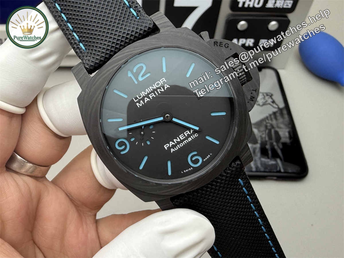 VSF Watches Panerai PAM1661 – 44mm Carbotech Luminor Marina Replica - Image 8