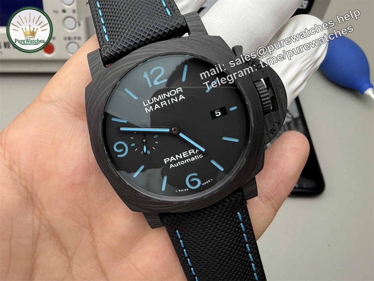 VSF Watches Panerai PAM1661 – 44mm Carbotech Luminor Marina Replica - Image 3
