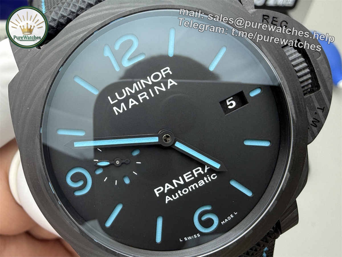 VSF Watches Panerai PAM1661 – 44mm Carbotech Luminor Marina Replica - Image 9