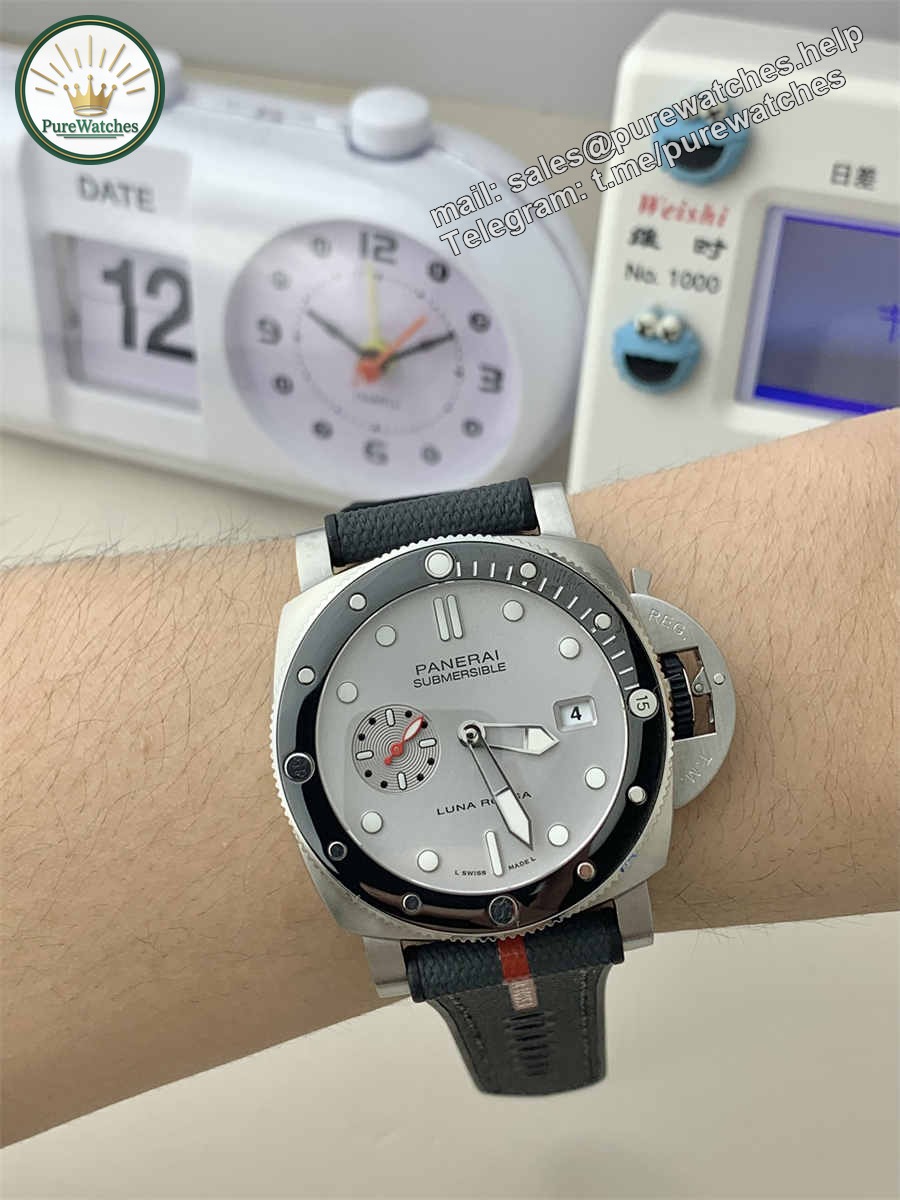 VSF Watches Panerai PAM1681 Submersible – 44mm Luna Rossa Inspired Replica with P.900 Automatic Movement - Image 2