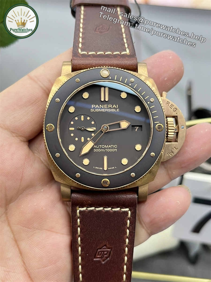 VSF Watches Panerai PAM968 – 47mm Bronzo Submersible Super Clone with P.9010 Movement