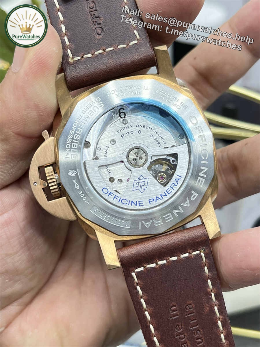 VSF Watches Panerai PAM968 – 47mm Bronzo Submersible Super Clone with P.9010 Movement - Image 3