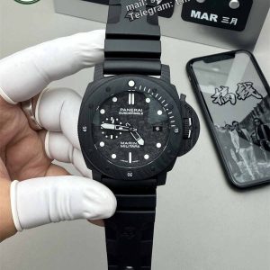 VSF Watches Panerai PAM979 – 47mm Submersible Carbotech Super Clone with P.9000 Movement