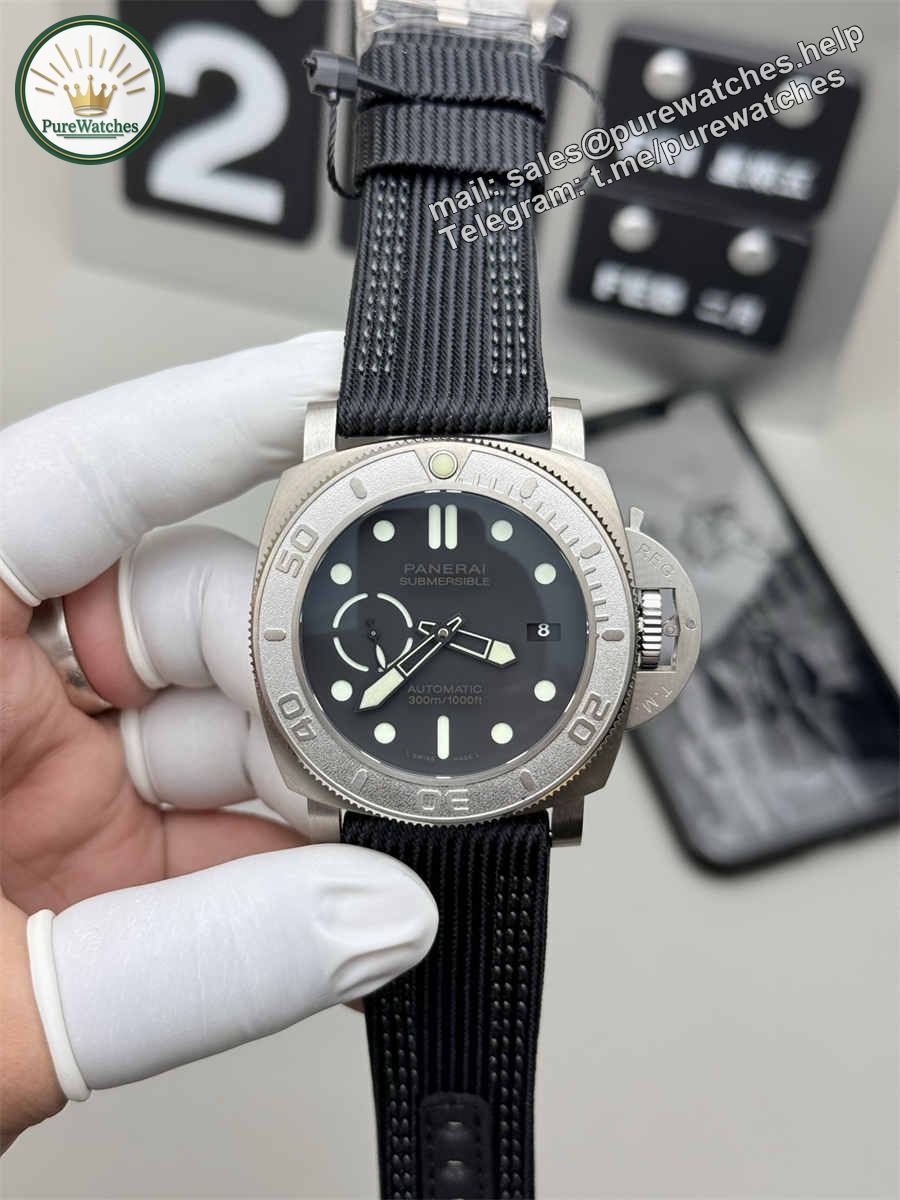 VSF Watches Panerai PAM984 – 47mm Titanium Submersible Super Clone